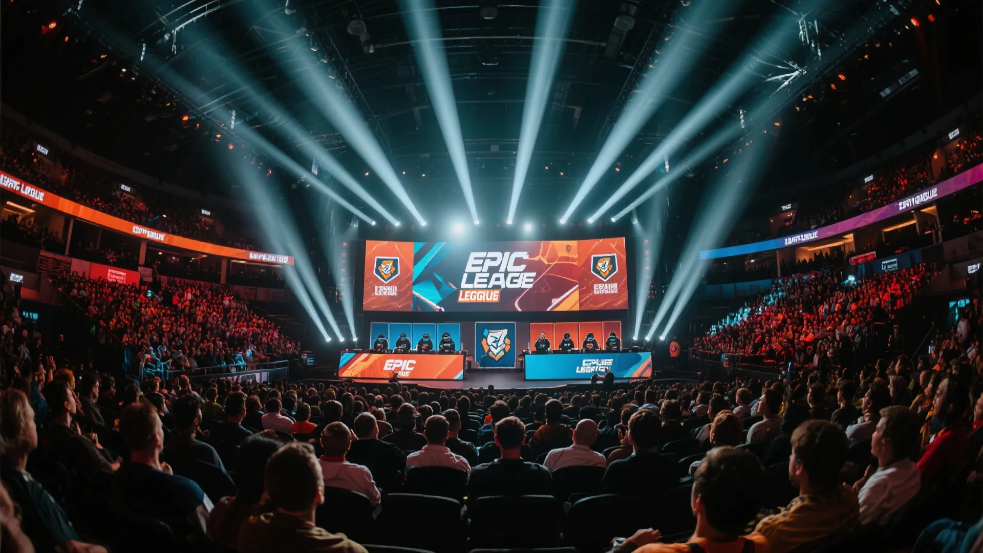 英雄联盟电竞赛事现场