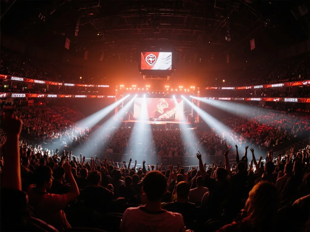 电竞现场狂欢